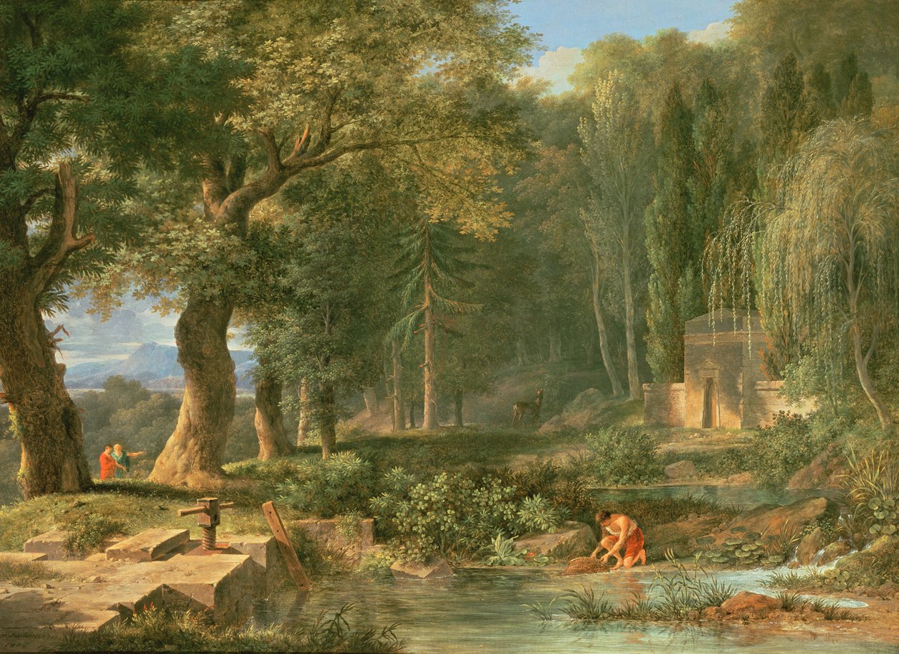 Klassiskt landskap av Pierre Henri de Valenciennes