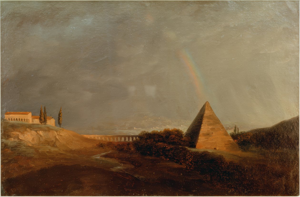 Pyramid ut ur regnbågen av Pierre Henri de Valenciennes