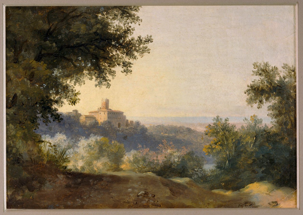 Utsikt över Nemi - Utsikt över Nemi ... av Pierre Henri de Valenciennes