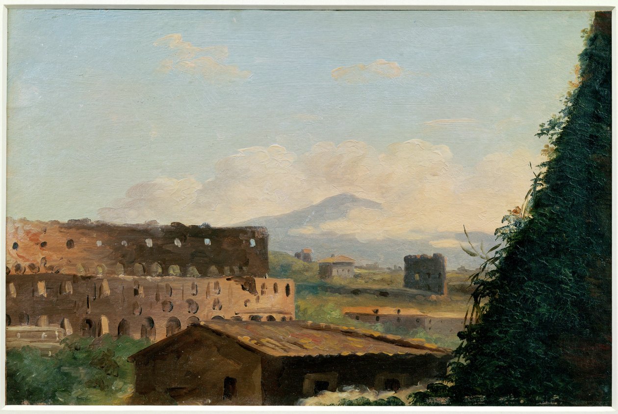 Vue du Colisee - Utsikt över Colosseum i Rom ... av Pierre Henri de Valenciennes