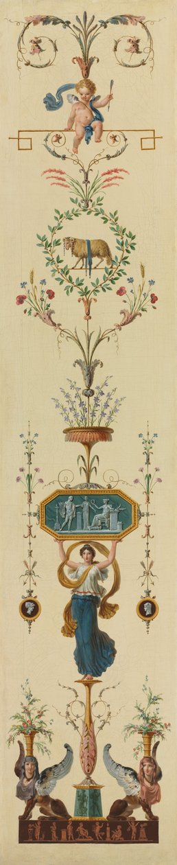 Dekorativ panel av Pierre II Rousseau