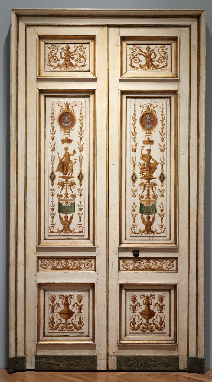 Dubbelbladiga dörrar, 1790-tal av Pierre II Rousseau