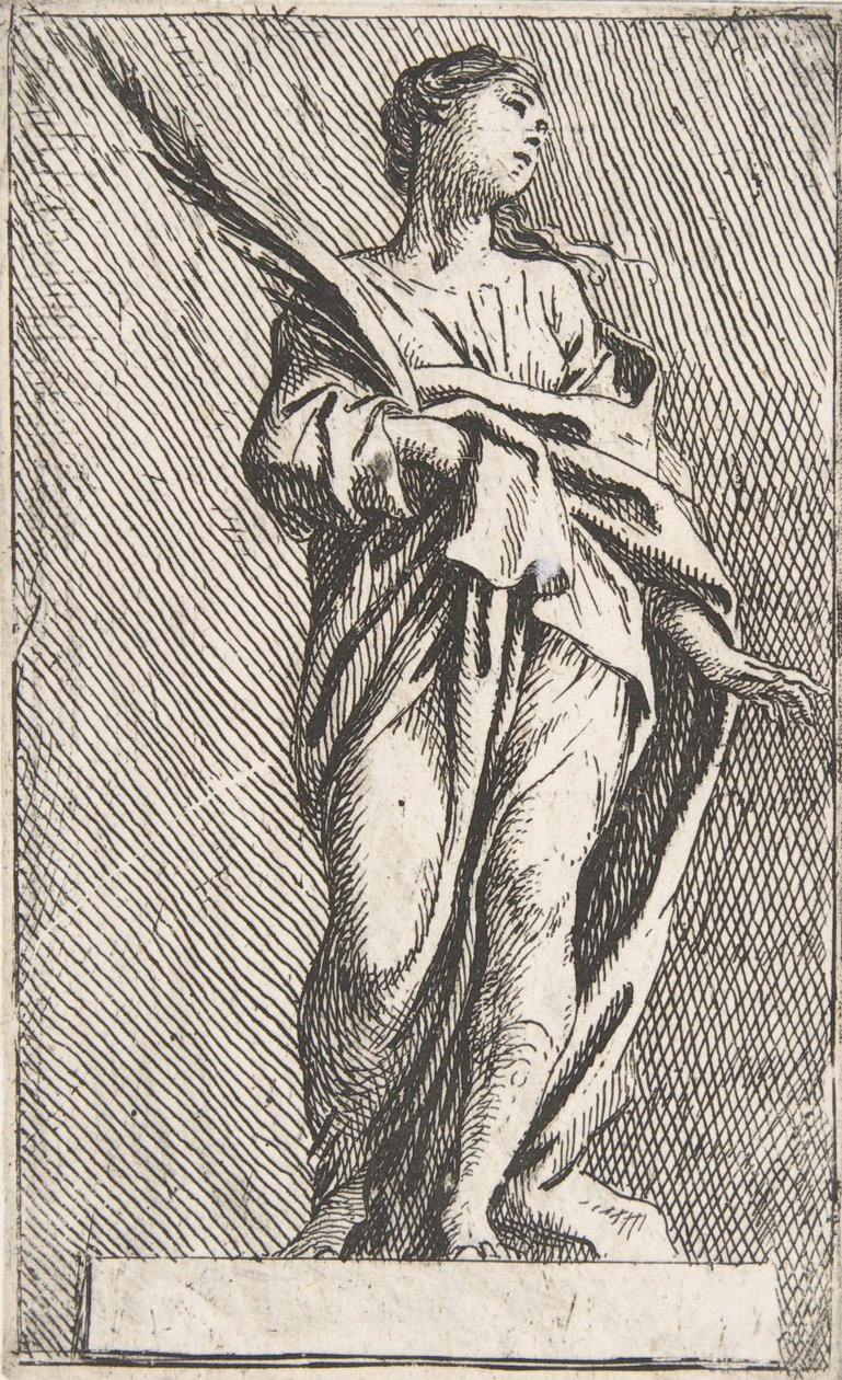 Stående kvinnlig figur, ca. 1739-40., ca. 1739-40. av Pierre Ignace Parrocel