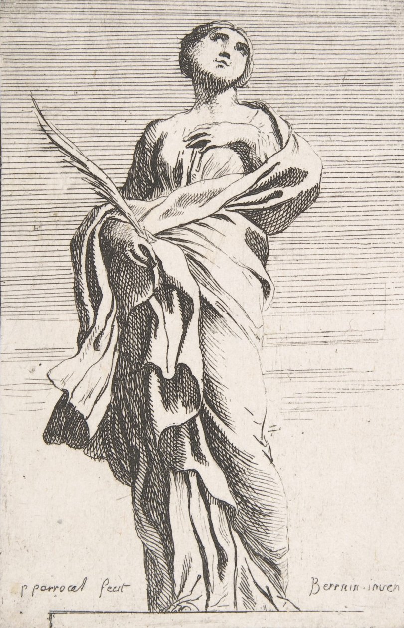 Stående kvinnlig figur, ca. 1739-40., ca. 1739-40. av Pierre Ignace Parrocel