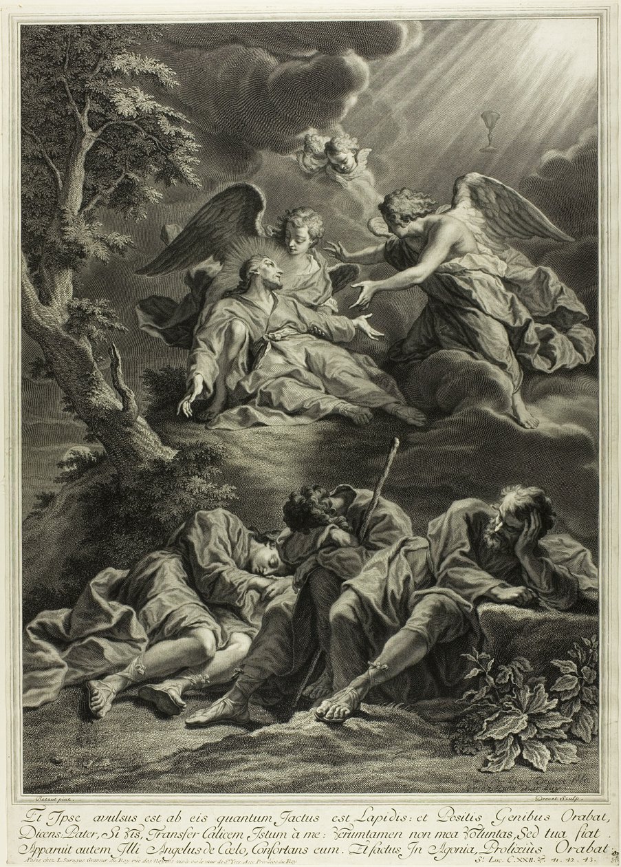 Kristus i Getsemane av Pierre Imbert Drevet