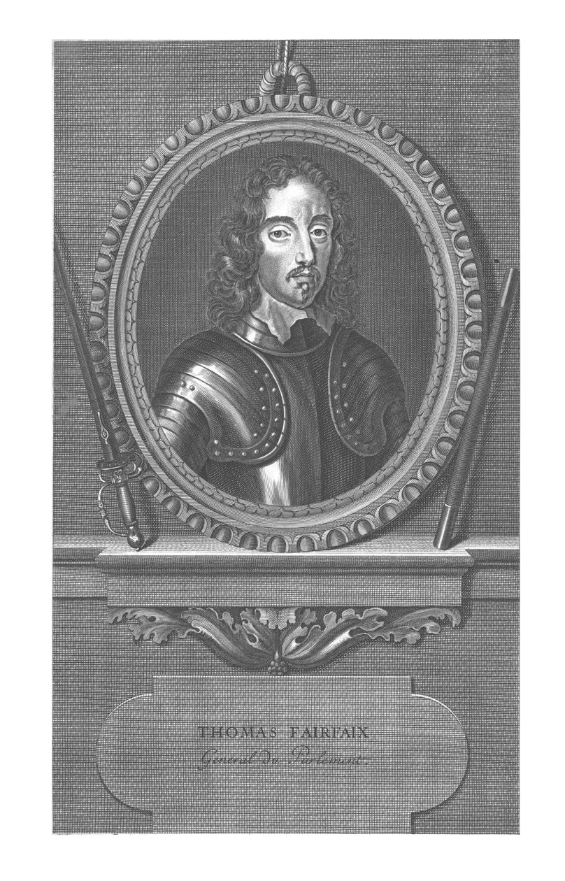 Thomas Fairfax, tidigt 1700-tal. av Pierre Imbert Drevet