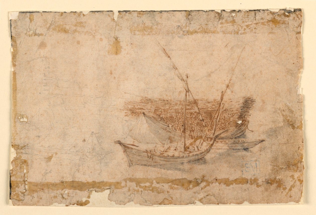 Pråmar av Pierre Jacques Volaire