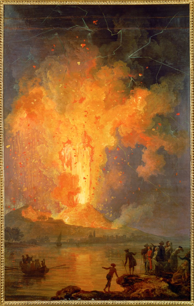 Vesuvius utbrott av Pierre Jacques Volaire