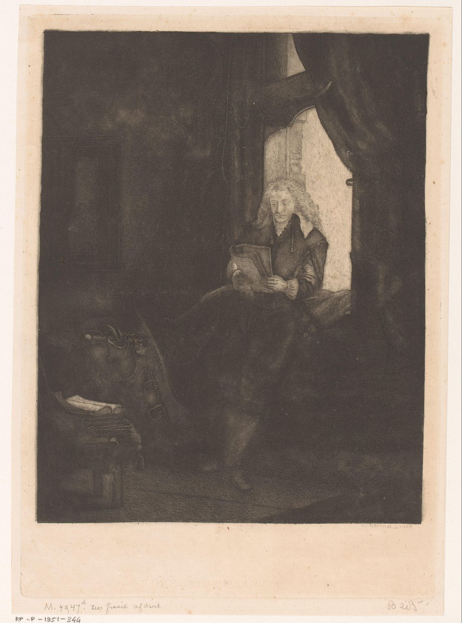 Porträtt av Jan Six av Pierre Jean Mariette (attributed to)