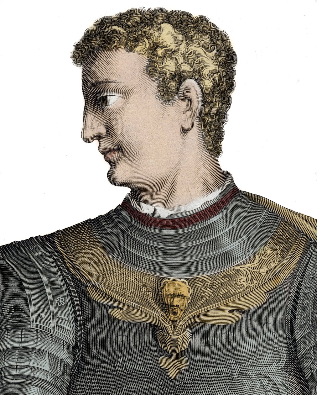 Caligula (Caius Caesar Germanicus) (12-41), romersk kejsare - Caius Caesar Germanicus dit Caligula (12-41), romersk kejsare - Gravyr av Pierre Jean Mariette av Pierre Jean Mariette
