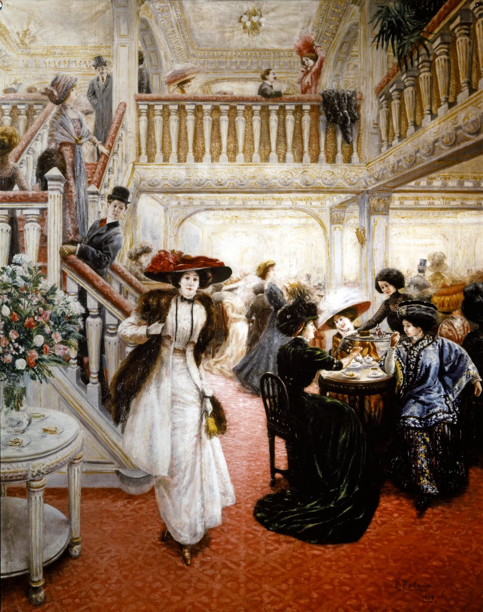 Le Grand Café, eventuellt Angélina av Pierre Jean Poitevin