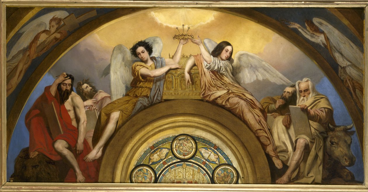 Skiss till kyrkan Saint-Louis-en-l