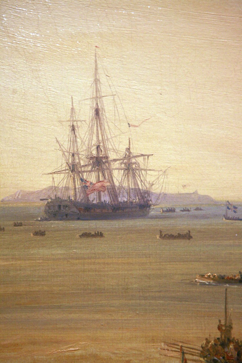 Franska: Combat du Grand Port, 23 augusti 1810 av Pierre Julien Gilbert