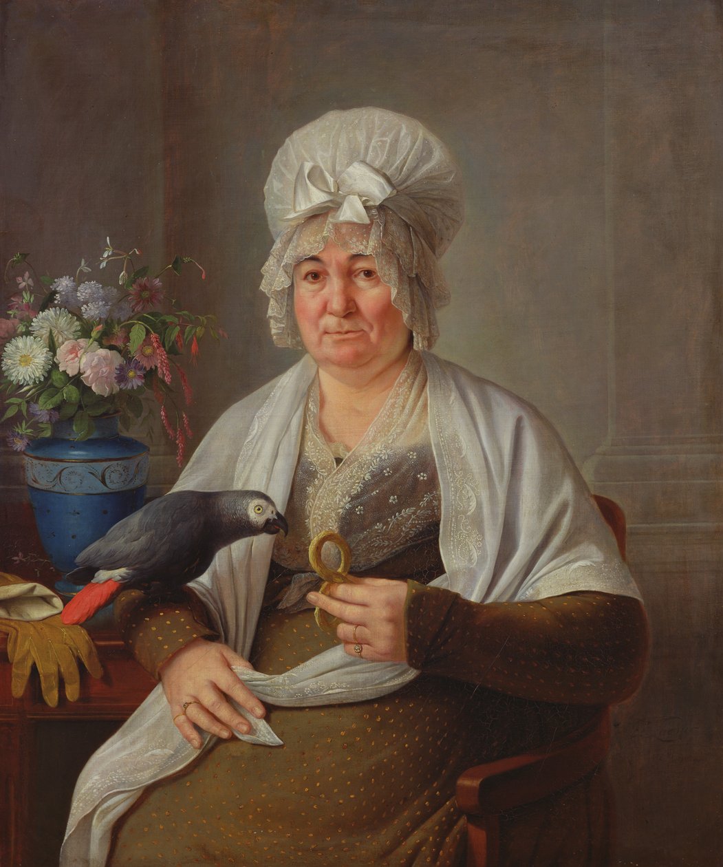 Porträtt av Madame Pierre Guibert, 1809 av Pierre Lacour