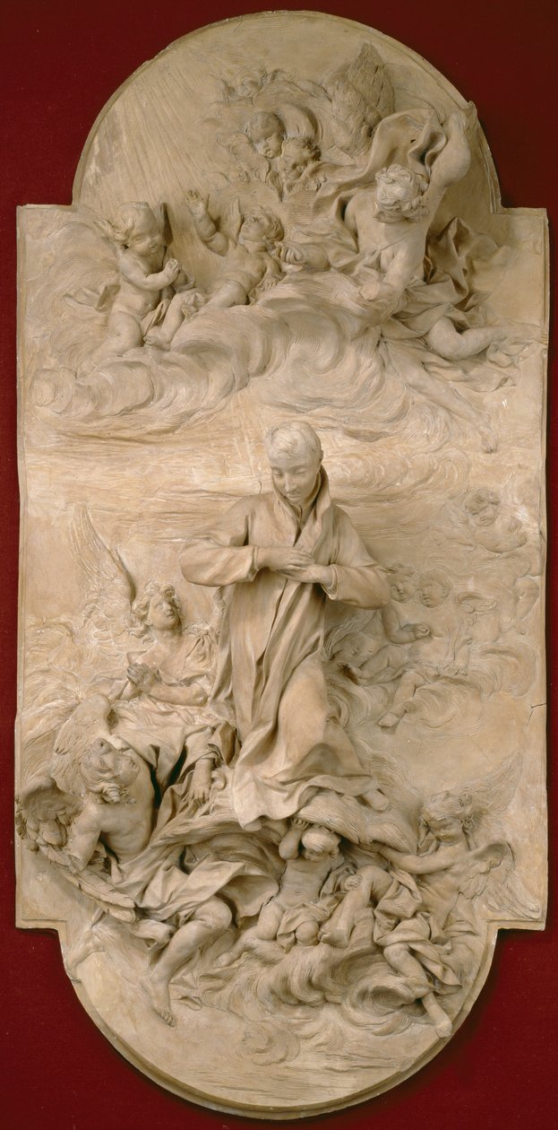 S. Luigi Gonzaga in Glory, ca 1696 (terrakotta) av Pierre Legros