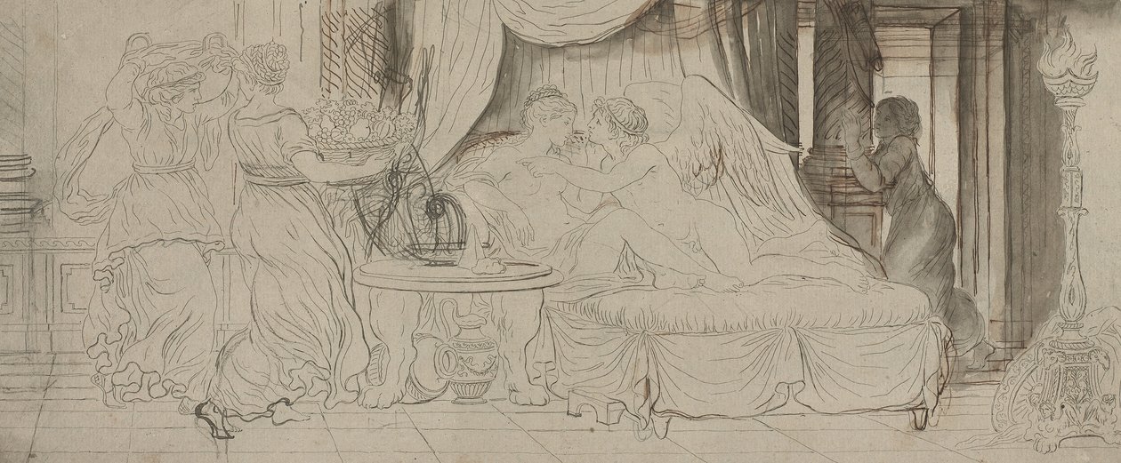 Amor och Psyke av Pierre Lelu