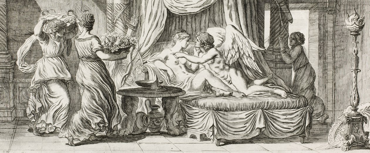 Amor och Psyke av Pierre Lelu
