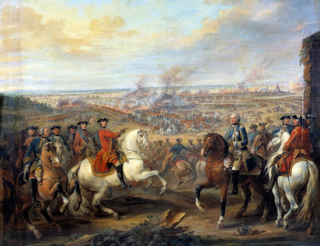 Slaget vid Fontenoy 1745-11-05 av Pierre Lenfant