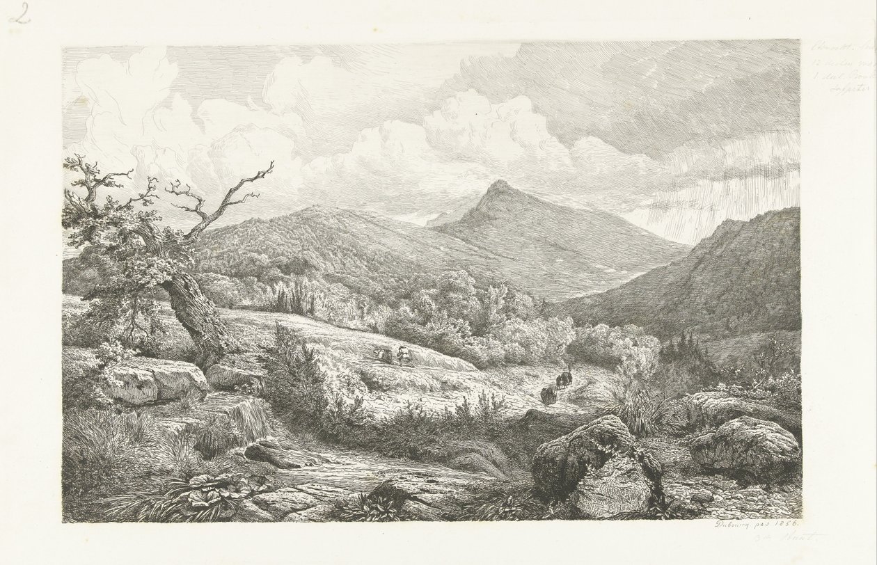 Kyrkogården i Baden-Baden av Pierre Louis Dubourcq