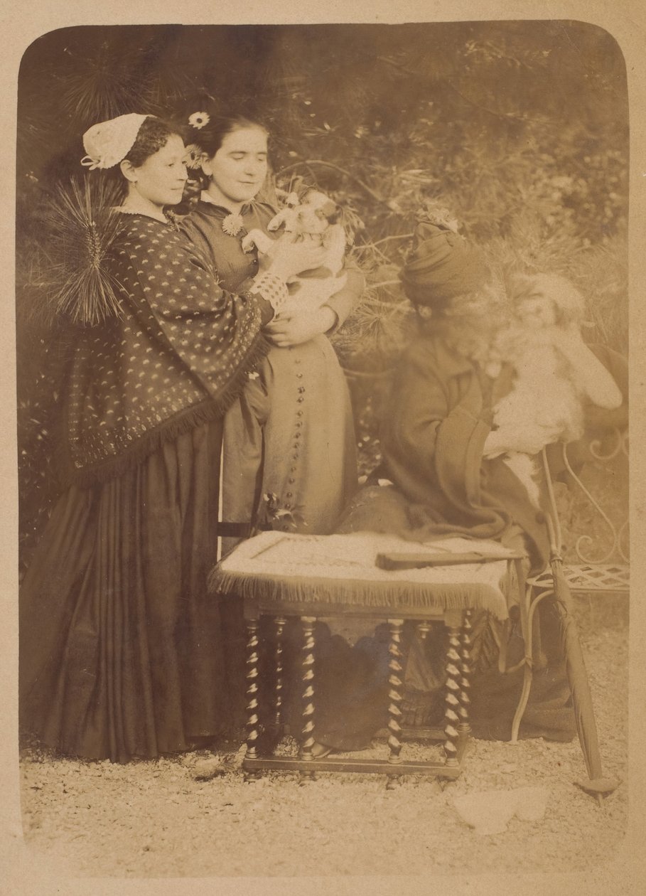 Hundarna, 1860-talet. av Pierre Louis Pierson