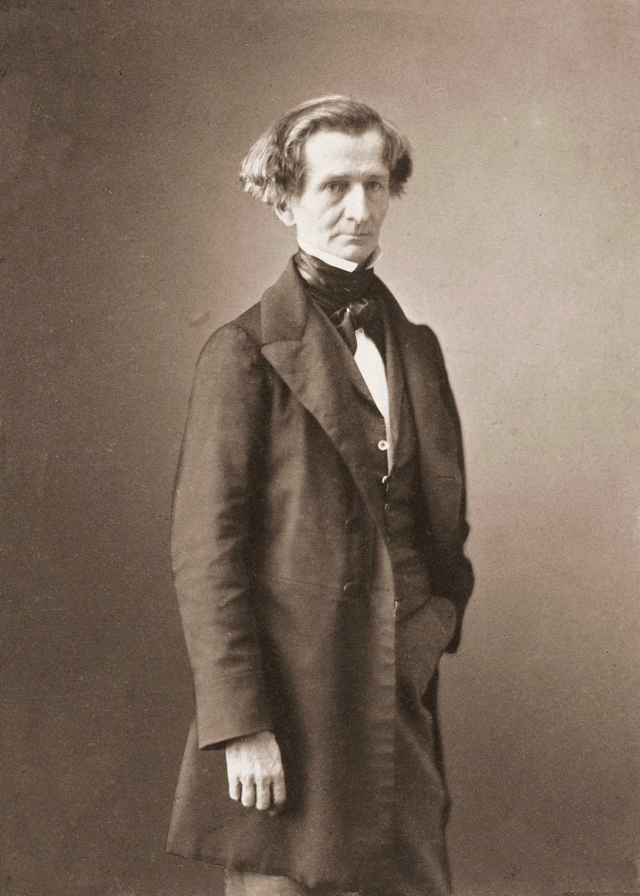 Porträtt av Hector Berlioz (1803-1869) av Pierre Louis Pierson
