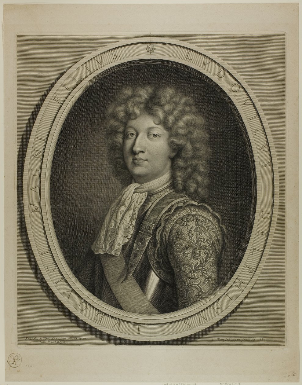 Louis Delphinus av Pierre Louis van Schuppen