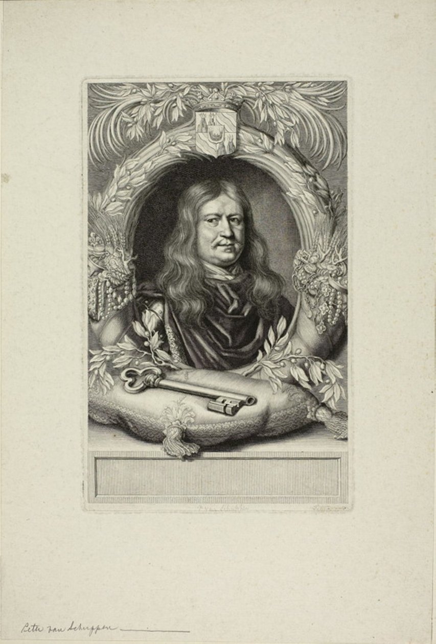 Porträtt av en man av Pierre Louis van Schuppen