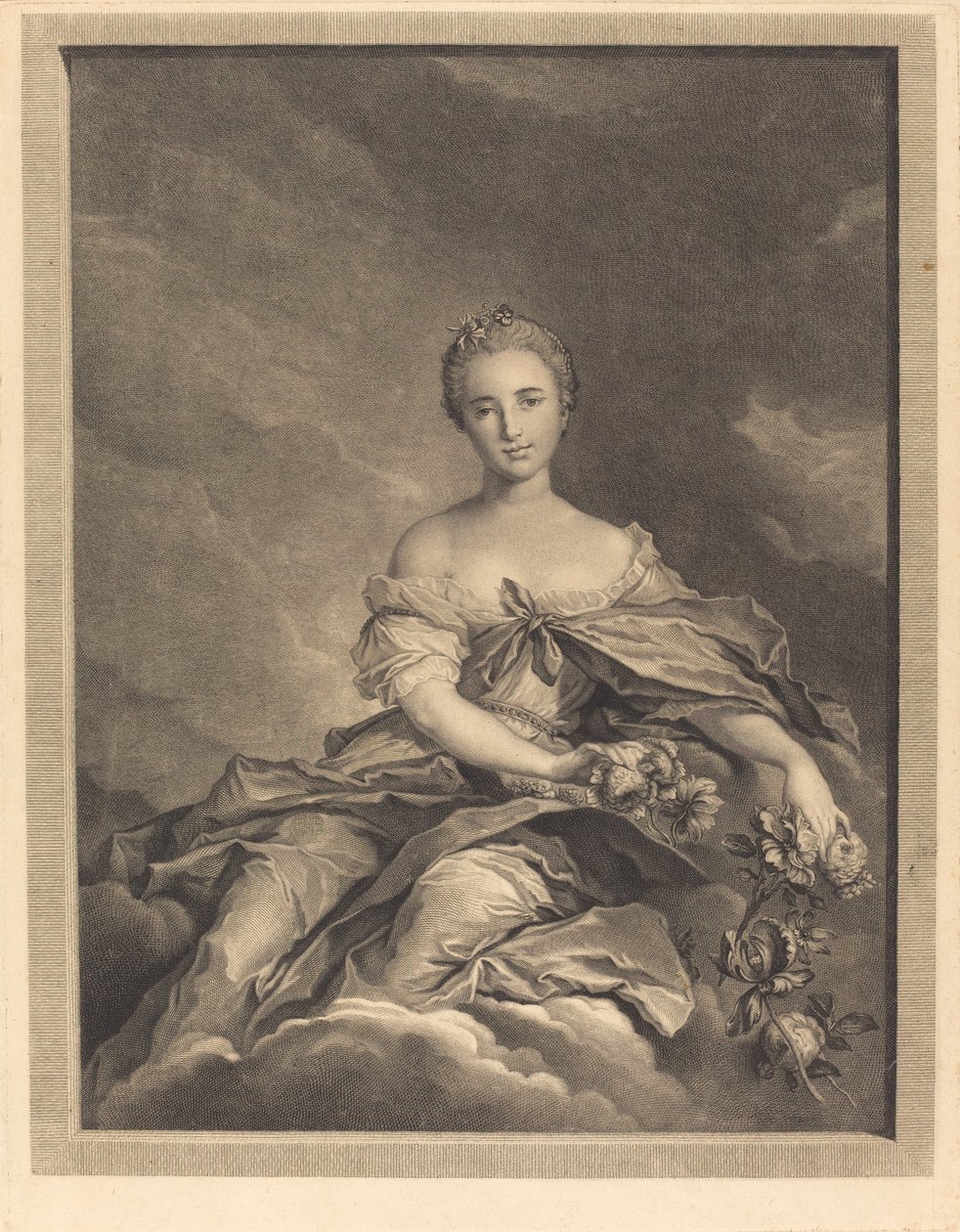 Flore en son spak av Pierre Maleuvre after Jean Marc Nattier