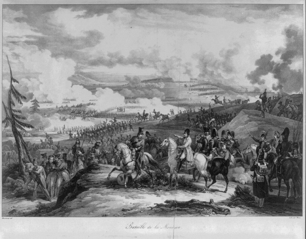 Slaget vid Borodino av Pierre Martinet