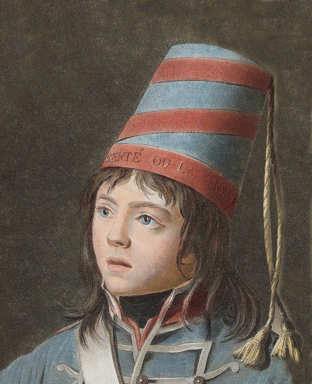 Joseph Bara (1779-1793) - Joseph Bara eller Barra (1780-1793) är ett hjältebarn från den franska revolutionen som kämpade i Vendee för republiken. Gravyr av Pierre Michel Alix (1762-1817) av Pierre Michel Alix