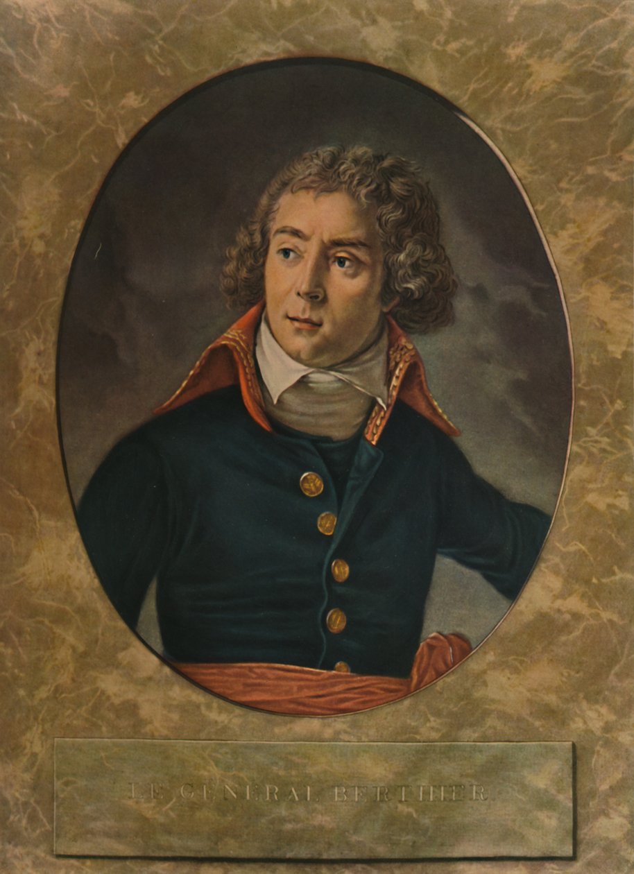 Le General Berthier, sent 1700-tal, 1913 av Pierre Michel Alix