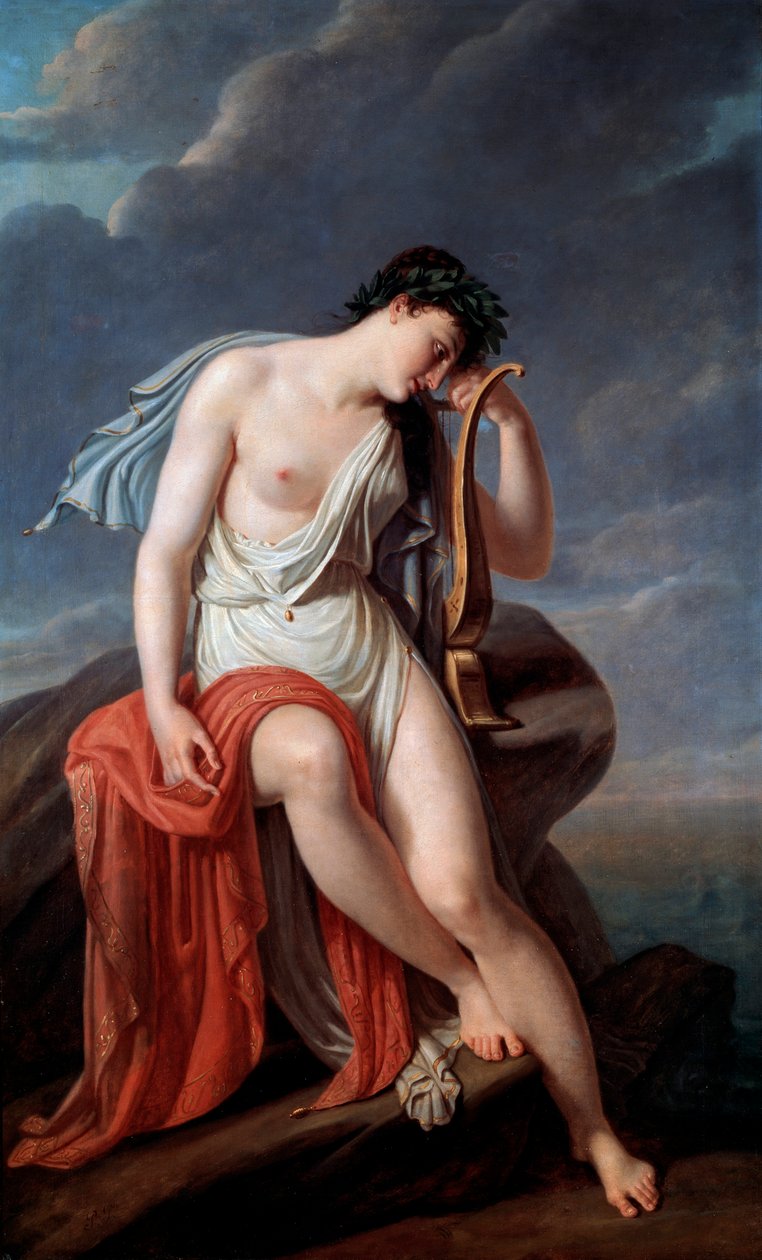 Sappho på Lefkas klippa