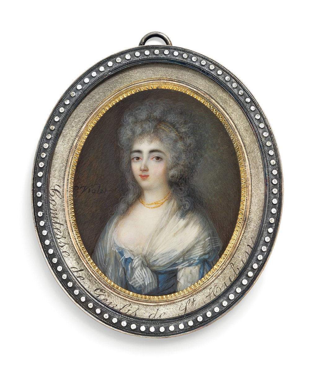 Stéphanie Félicité Ducrest de Saint-Aubin, grevinna av Genlis av Pierre Noel Violet