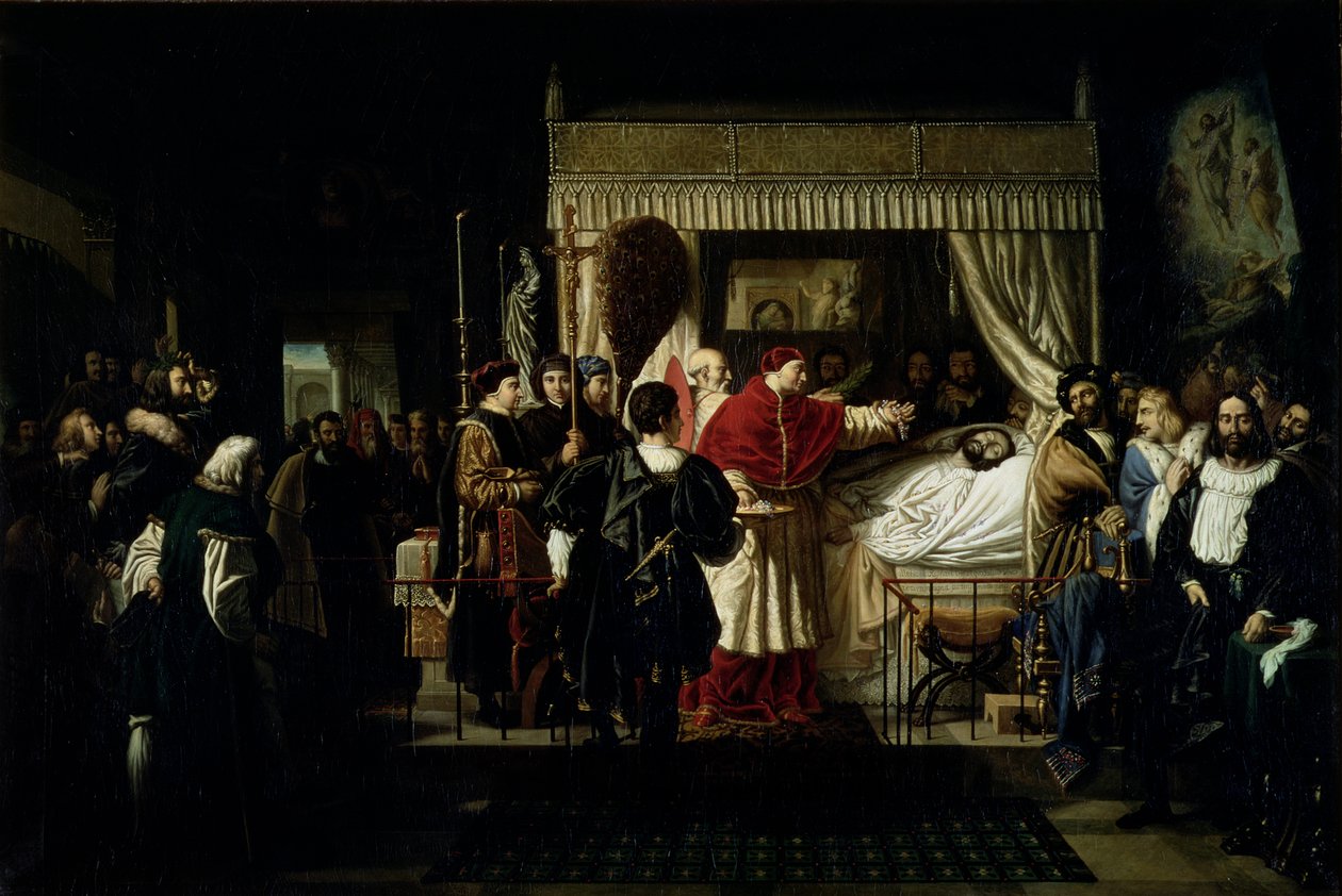 Heder som utdelades till Raphael efter hans död, 1806 av Pierre Nolasque Bergeret