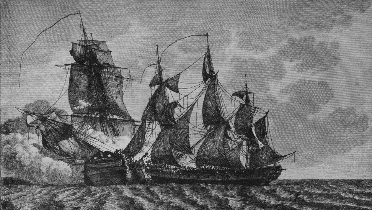 Ambuscaden och bayonnäsen, c1799 av Pierre Ozanne