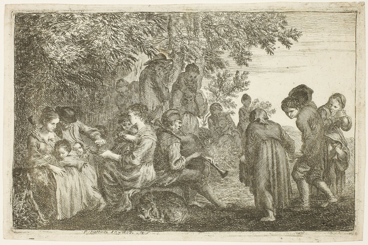 Trädgårdsfest av Pierre Parrocel