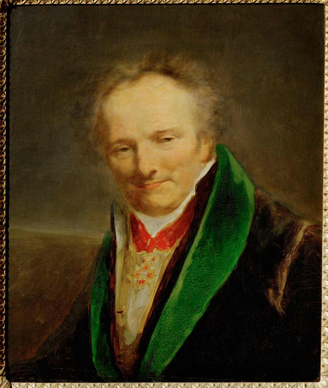Le baron Vivant Denon, generaldirektör för Musee Central des Arts ... av Pierre Paul (attr. to) Prud