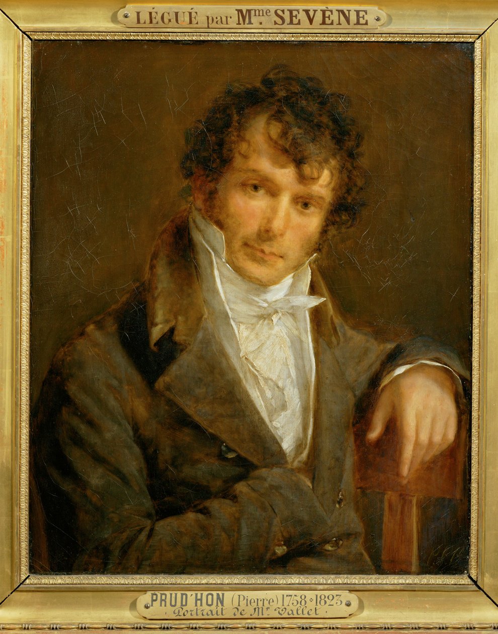 Porträtt av herr Vallet, mottagare av finanserna ... av Pierre Paul (attr. to) Prud