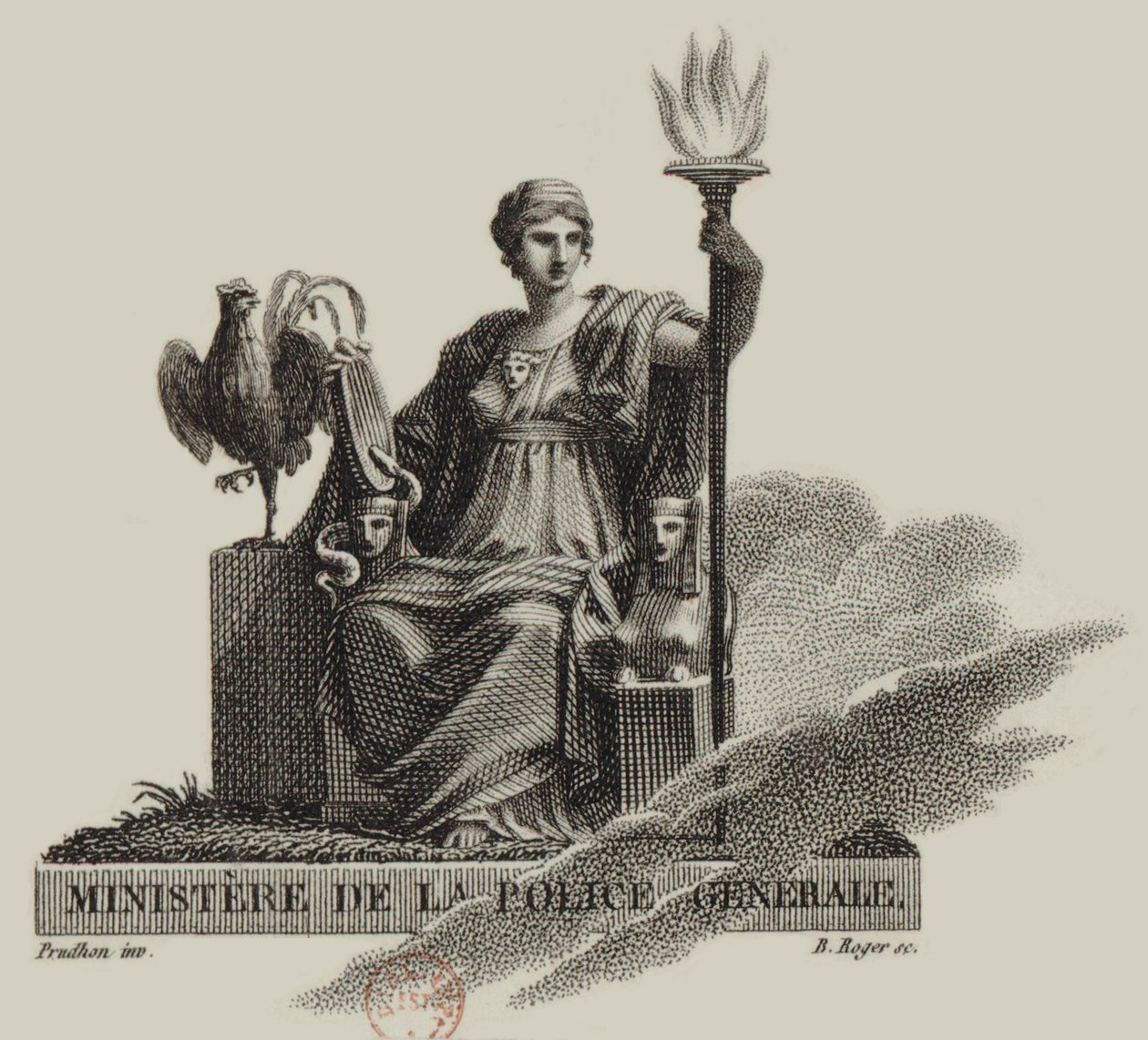 Inrikesministeriet - emblem av Pierre Paul Prud