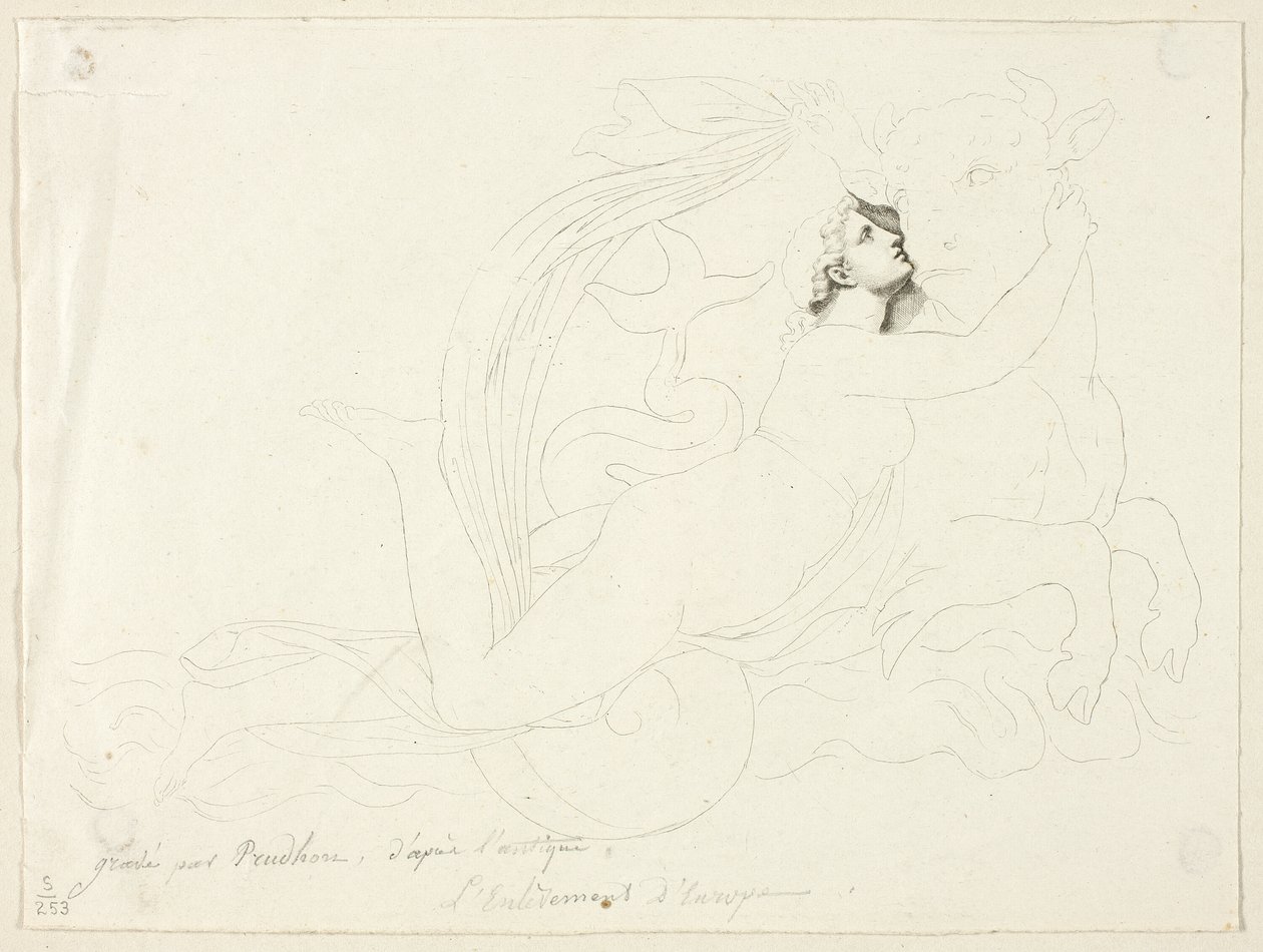 Våldtäkt på Europa av Pierre Paul Prud