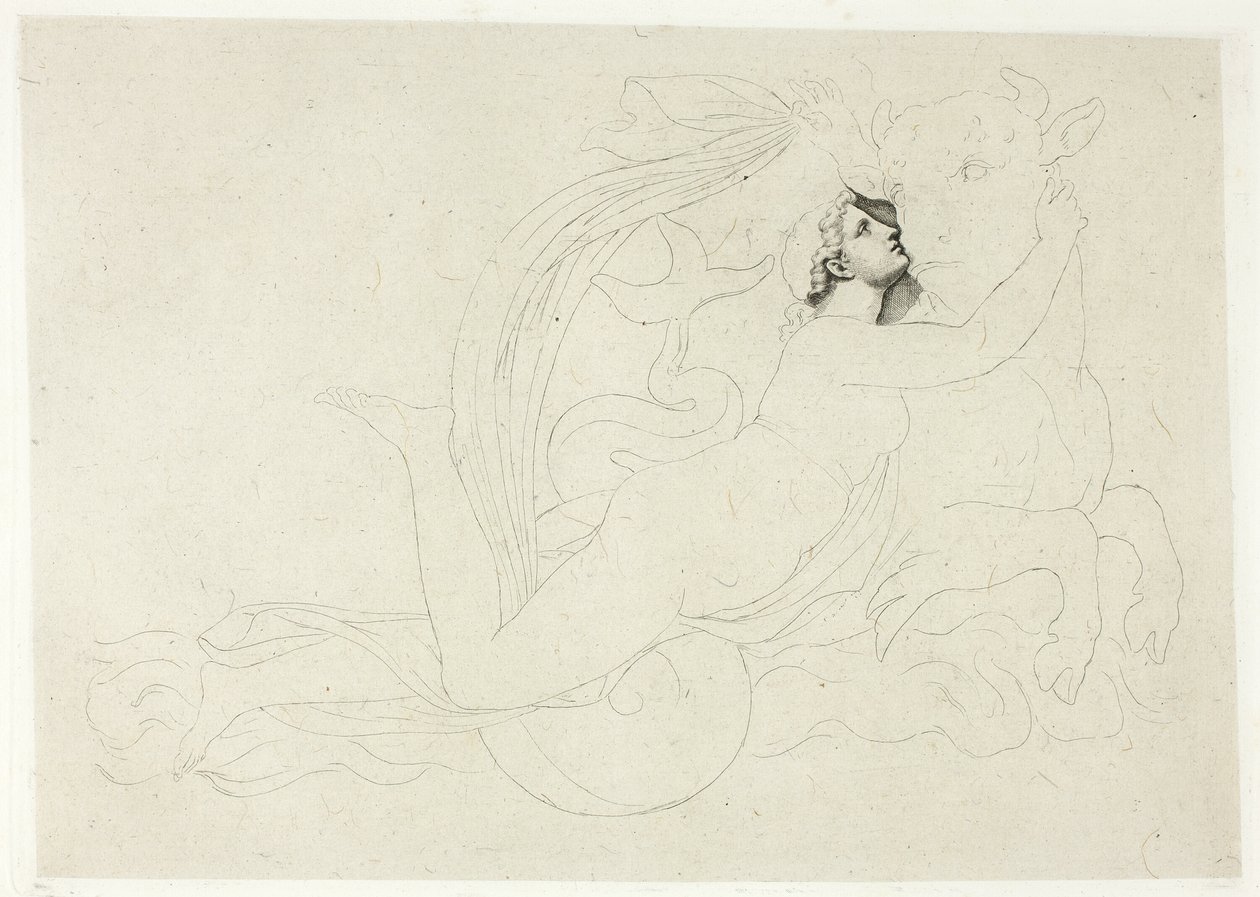 Bortförandet av Europa av Pierre Paul Prud