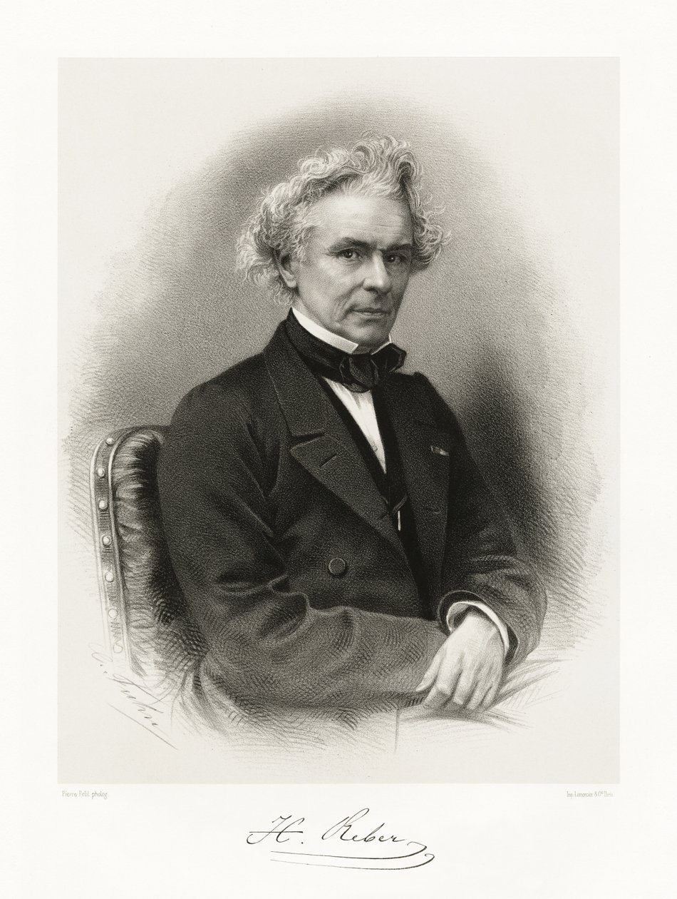 Napoléon Henri Reber, 1865-66 av Pierre Petit