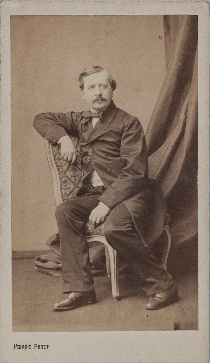 Porträtt av Louis de Loménie 1818-1878. av Pierre Petit