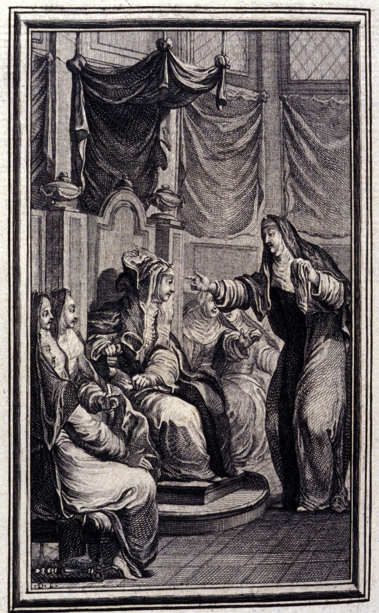 psaltaren - i "" Sagor och noveller på vers "" av Jean La Fontaine. 1776. Illustration av P.P. Choffard. av Pierre Philippe Choffard