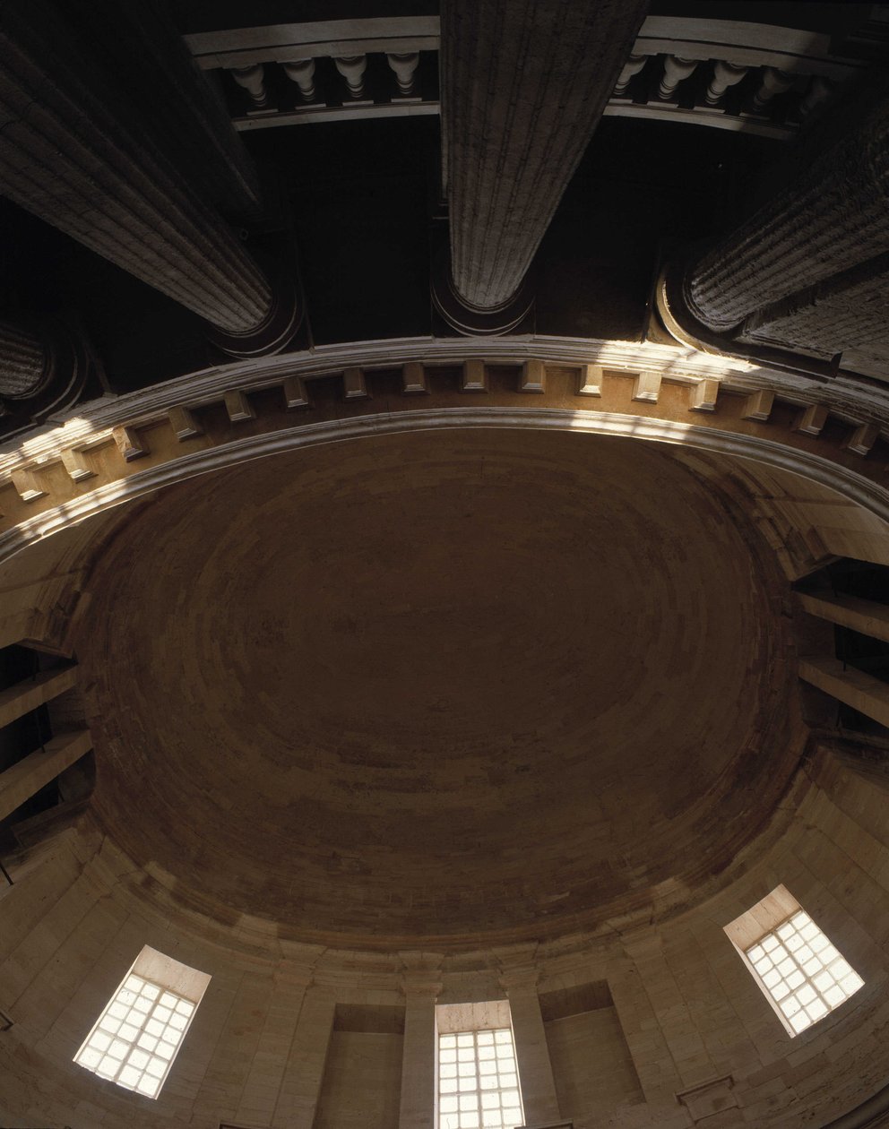 Barockarkitektur: Chapel of the Old Charite (1679 - 1707), klostret Marseille, av arkitekten Pierre Puget (1622 - 1694). Invändig vy. Marseille, Bouches du Rhone (Bouches-du-Rhone) (13). av Pierre Puget