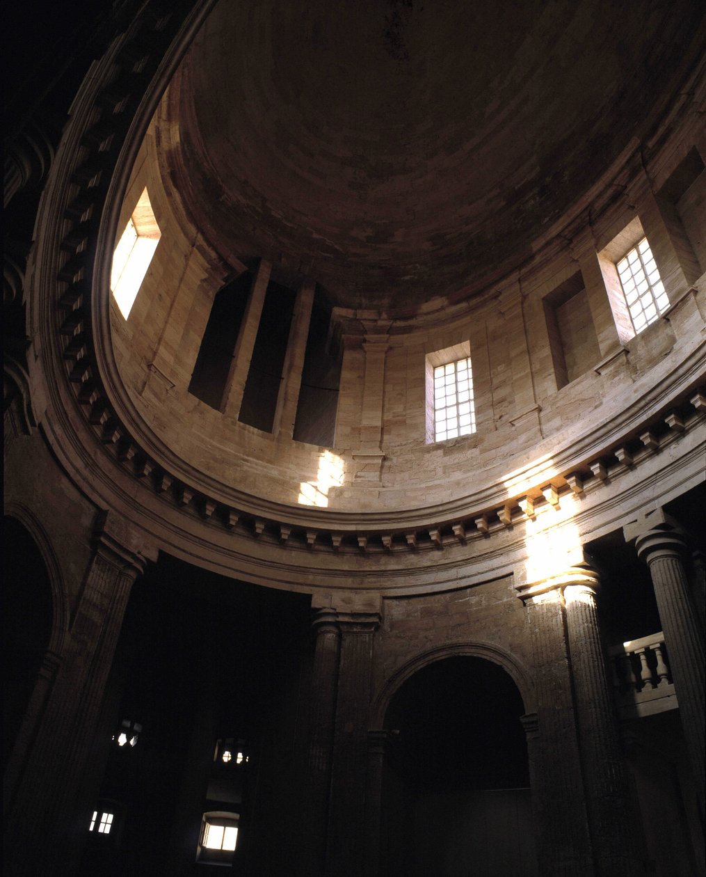 Barockarkitektur: Chapel of the Old Charite (1679 - 1707), klostret Marseille, av arkitekten Pierre Puget (1622 - 1694). Invändig vy. Marseille, Bouches du Rhone (Bouches-du-Rhone) (13). av Pierre Puget