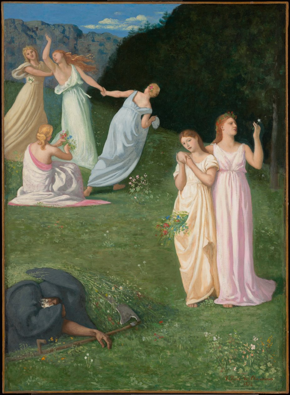 Döden och jungfrurna av Pierre Puvis de Chavannes