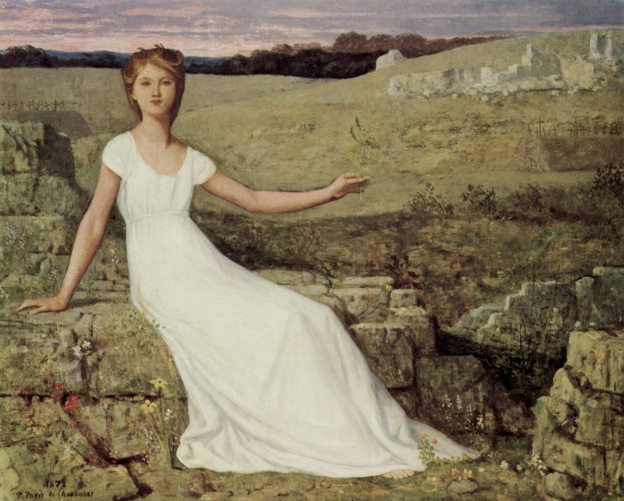 Förhoppningen av Pierre Puvis de Chavannes