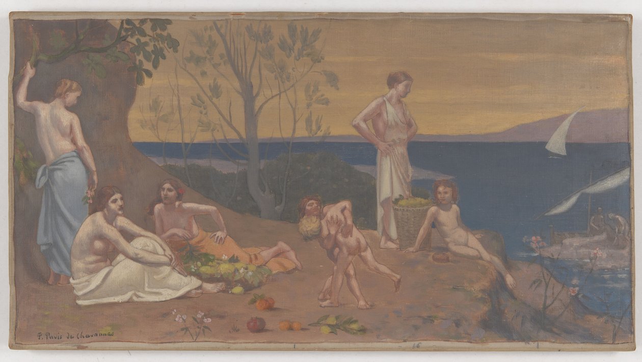 Det ljuvliga landet av Pierre Puvis de Chavannes