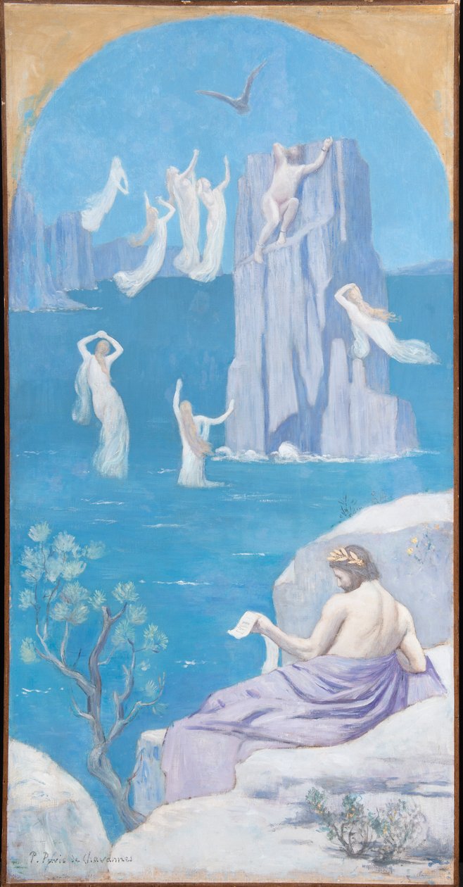 Dramatisk poesi (Aischylos) av Pierre Puvis de Chavannes